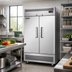 Thumbnail image #3 for Juneau 54-Inch Two-Section Reach-In Freezer, Bottom-Mount Self-Contained, 39.4 Cu. Ft., Stainless Steel, 115V
