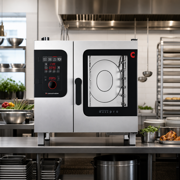 Product image #2 for Convotherm Maxx Pro C4 ED 6.10GS-N Single Deck Half-Size Gas Boilerless Combi Oven with EasyDial Controls