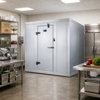 Thumbnail image #2 for AmeriKooler Quick Ship QC061072**NBRC-448A Indoor Floorless Walk-In Cooler, Nominal 6 x 10 Feet, Remote R-448A Refrigeration