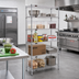Thumbnail image #2 for Eagle Group 5-Tier Wire Shelving Starter Unit, 60 x 24 x 74 Inches, Chrome-Plated