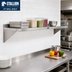 Thumbnail image #2 for Stallion 72-Inch Wall-Mounted Stainless Steel Shelf