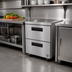 Thumbnail image #2 for Hoshizaki Steelheart 27-Inch One-Section Undercounter Refrigerator with 2 Drawers