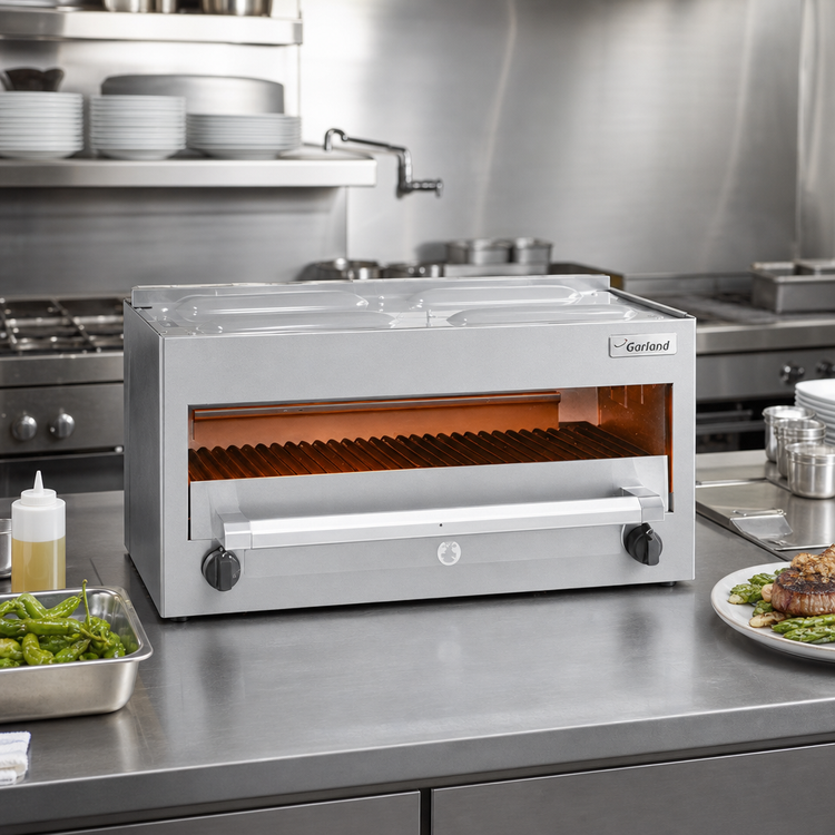 Product image #2 for Garland Master Series Countertop Infrared Salamander Broiler with Flame-Failure, 34 Inch Wide, 40,000 BTU