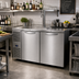 Thumbnail image #2 for 60-Inch Two-Section Refrigerated Draft Bar Cooler with Single-Faucet Beer Column