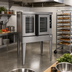 Thumbnail image #2 for Blodgett Zephaire Double-Deck Gas Convection Oven, Bakery Depth, 5-Pan Capacity Per Compartment