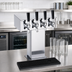 Thumbnail image #2 for Perlick 4-Faucet Tee Draft Beer Tower, Countertop, Glycol-Cooled, Polished Chrome
