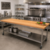 Thumbnail image #2 for John Boos Appalachian Red Oak Island Countertop, 144 x 30 x 1-1/2 Inch, Penetrating Oil Finish