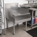Thumbnail image #2 for Glastender RDBB-24S Free Standing Recessed Drainboard, 24 Inch W x 29 Inch D, Stainless Steel