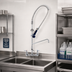 Thumbnail image #2 for T&S Brass EasyInstall 8-Inch Wall-Mount Pre-Rinse Unit with Add-On Faucet and 0.65 GPM Low-Flow Spray Valve