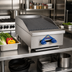 Thumbnail image #2 for Comstock-Castle Castle Series 18-Inch Countertop Radiant Gas Char-Broiler, Manual Controls, 18 x 24-Inch Grill Area