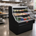 Thumbnail image #2 for Howard-McCray 35E Series 51-Inch Black Self-Contained Low-Profile Open Merchandiser with LED Top