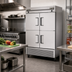 Thumbnail image #2 for True T-49DT-4-HC 2-Section Dual Temperature Reach-In Refrigerator/Freezer with 4 Half Doors