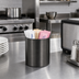 Thumbnail image #2 for American Metalcraft BSPH2 PVD Black Stainless Steel Cylinder Sugar Packet Holder — 2
