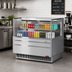 Thumbnail image #2 for Turbo Air 48-Inch Low-Profile Horizontal Open Display Merchandiser, 10.2 Cu. Ft., Self-Contained Refrigeration