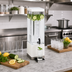 Thumbnail image #2 for Cal-Mil Luxe 3-Gallon Single Square Beverage Dispenser with Ice Chamber, Lid, and Spigot
