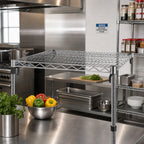 Thumbnail image #2 for Metro Super Erecta A2142NS Super Adjustable 42" x 21" Stainless Steel Wire Shelf