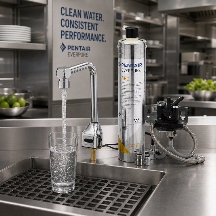Product image #2 for ChekPoint Electronic Sensor Glass Filler with Water Filtration Kit, 8-Inch High-Arc Rigid Gooseneck, Single-Hole Deck Mount, Chrome-Plated Brass