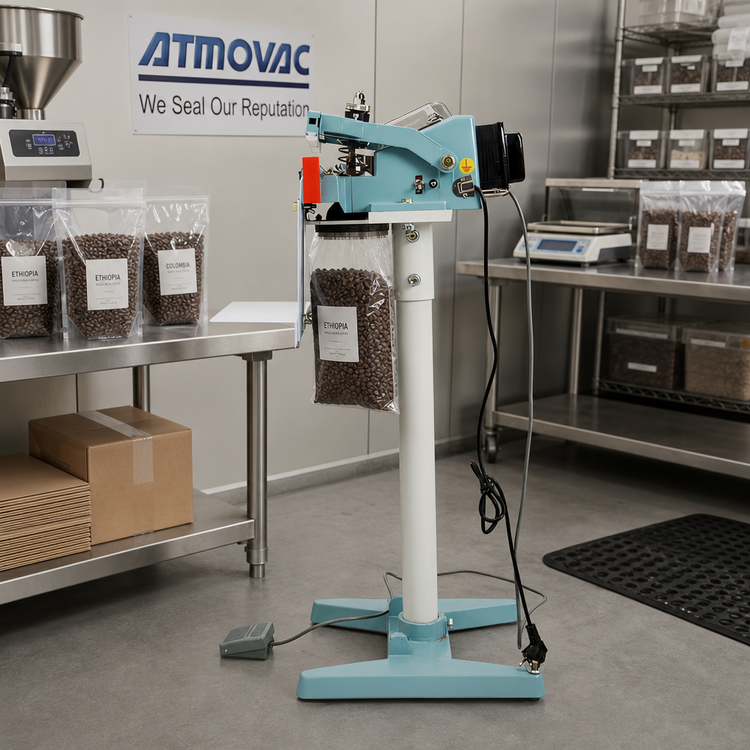 Product image #3 for ATMOVAC Freestanding Automatic Impulse Bag Sealer with 17-3/4-Inch Seal Bar