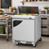 Thumbnail image #2 for Turbo Air Super Deluxe 27-1/2-Inch Front-Breathing 1-Section Sandwich/Salad Prep Table with Solid Door, 8-Pan Top