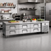 Thumbnail image #2 for True 110-Inch Wide 6-Drawer Refrigerated Chef Base with Stainless Steel Top