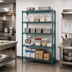 Thumbnail image #2 for EagleGard 5-Tier Stationary Starter Wire Shelving Unit with QuadTruss Shelves, 42 x 21 x 86 Inches