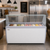 Thumbnail image #3 for 71-Inch Gelato Display Showcase with 13-Pan Capacity, Flat Front Glass, and Sliding Rear Doors