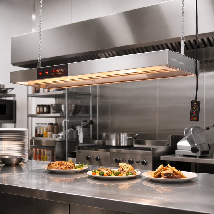 Product image #2 for Eagle Group RedHots Single 42-Inch High-Watt Lighted Strip Heat Lamp with Remote, 120V