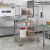Thumbnail image #2 for Metro Super Erecta Standard-Duty Slanted Shelf Cart/Truck, 36 x 24 x 59 in, 3 Shelves