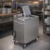 Thumbnail image #2 for Dinex Colossus Mobile Convection 2-Silo Plate and Wax Base Heater/Dispenser