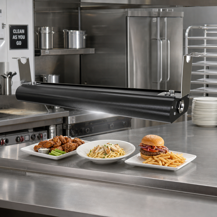 Product image #2 for Vollrath Low Profile 42-Inch Unlighted Strip Heat Lamp, Aluminum Housing, 208V