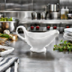Thumbnail image #2 for American Metalcraft 9 oz Medium White Porcelain Gravy Boat