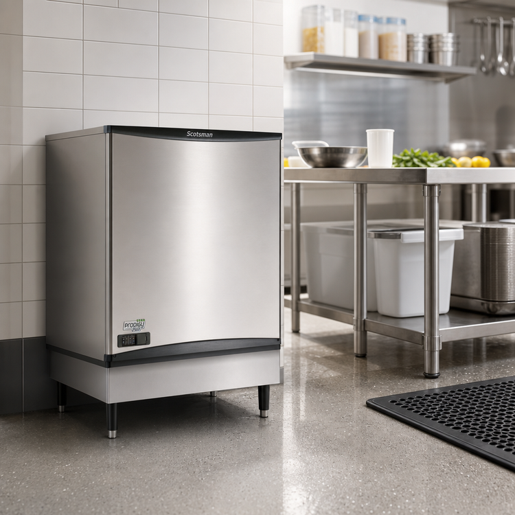 Product image #2 for Scotsman Prodigy Plus Modular Water-Cooled Flake Ice Machine, 30-Inch Wide, Self-Contained Condenser