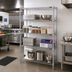 Thumbnail image #2 for Eagle Group 4-Tier Starter Wire Shelving Unit, 30 x 21 x 74 Inches, Chrome-Plated