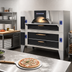 Thumbnail image #2 for Bakers Pride IL Forno Classico FC-616/Y-600 Double-Stacked Gas Wood-Burning Style Pizza Deck Oven with 60 x 36 Inch Ceramic Decks