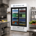 Thumbnail image #2 for Beverage-Air MarketMax™ 2-Section Reach-In Sliding Glass Door Refrigerated Merchandiser, 46.15 Cu. Ft., White