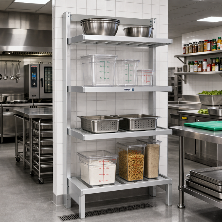 Product image #2 for Channel CSH54 54-Inch Cantilever Shelving Cross Supports (Set of 2) — 6063-T5 Aluminum