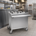 Thumbnail image #2 for Director's Choice DCS-PUD-5T Mobile Unheated Dish Dispenser with Four Tubes for 9-1/8