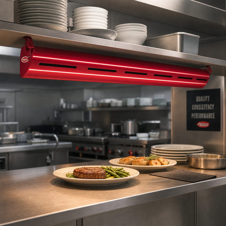 Product image #2 for Hatco Glo-Ray Curved Infrared Strip Heater, 24-Inch, 350W Standard Watt, Aluminum Housing
