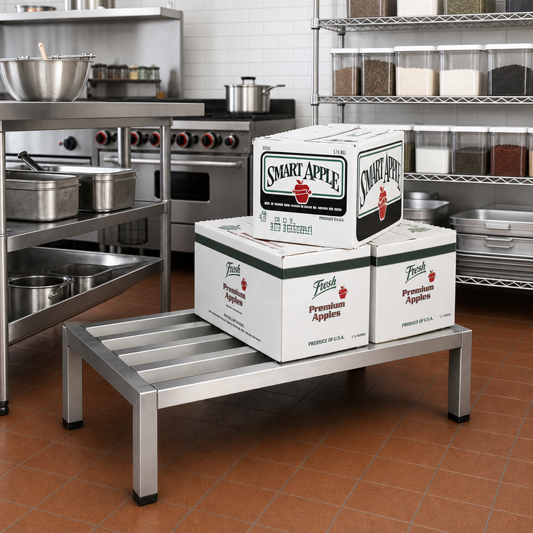 Product image #2 for Lifetime Series Heavy-Duty Aluminum Dunnage Rack, 20 x 36 x 12 Inches, 5000 lb. Capacity