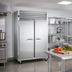 Thumbnail image #2 for Traulsen Spec-Line 48-Inch Remote Reach-In Freezer, 2-Section, Half-Height Solid Doors