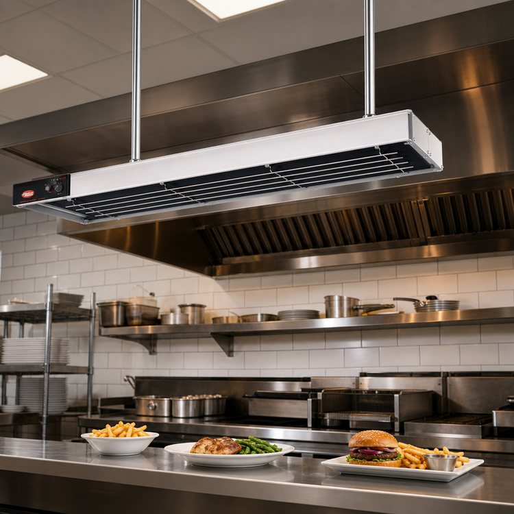 Product image #2 for Hatco Glo-Ray 66-Inch High Watt Dual Infra-Black Strip Heater, Unlighted