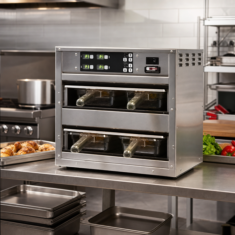 Product image #2 for Carter-Hoffmann Modular Heated Holding Cabinet, Single-Sided Access, 2 1/2 Inch Pan Depth