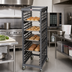 Thumbnail image #3 for Cambro Camshelving Ultimate Full-Size Mobile Sheet Pan Rack, Factory Assembled, 3-Inch Rail Spacing, Plastic Casters