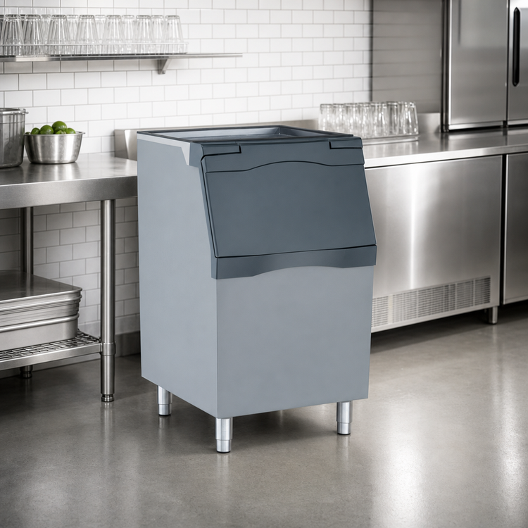 Product image #2 for Scotsman 30 Inch Rotocast Plastic Ice Bin with Top-Hinged Front Door, 536 lb Capacity