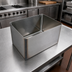 Thumbnail image #2 for BK Resources 18 x 24 x 12 Inch Single Compartment Weld-In Sink Bowl, 16 Gauge 304 Stainless Steel