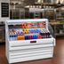 Thumbnail image #2 for Howard-McCray Ovation Series 75-Inch Self-Contained Horizontal Open Merchandiser, 44-Inch High, with LED Lighting
