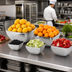 Thumbnail image #2 for Vollrath 10-Inch Square Double Wall Insulated Stainless Steel Serving Bowl, 5.2 Quart