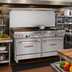 Thumbnail image #2 for Southbend Ultimate 60-Inch Gas Restaurant Range with 4 Pyromax Burners, 24-Inch Griddle, Standard Oven and Convection Oven
