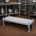 Thumbnail image #2 for Quantum Millenia Solid Top Polymer Platform Rack, 48 W x 18 D x 14 H, Gray