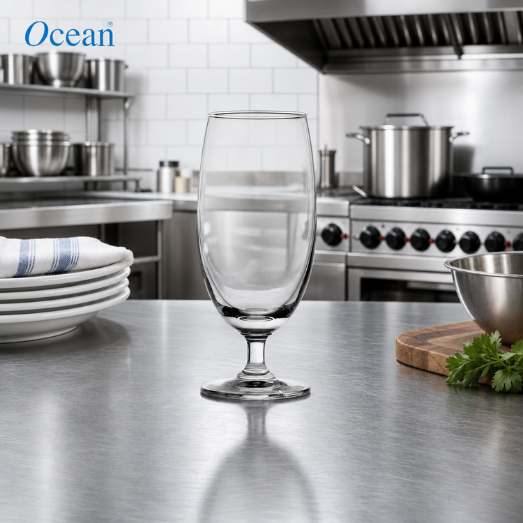 Product image #2 for Ocean Classic 14 oz Clear Glass Stemmed Beer Goblet / Schooner
